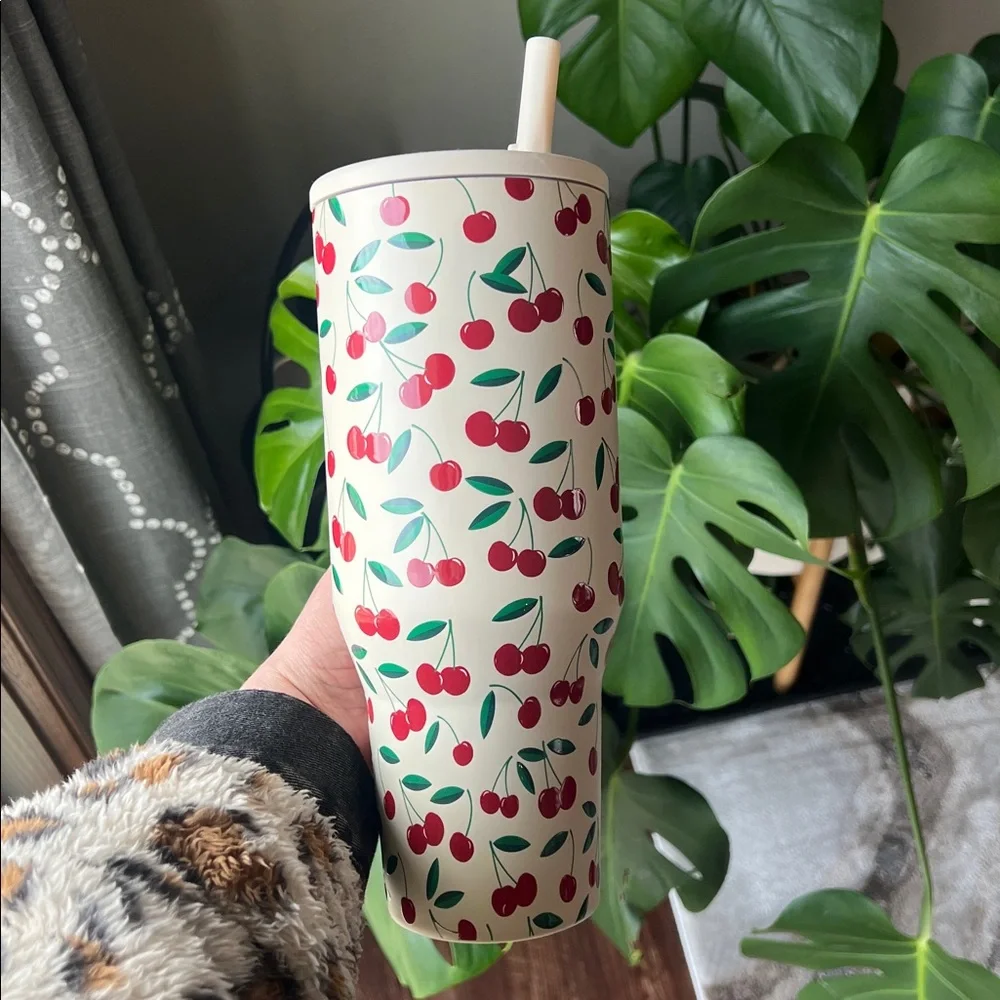 HydroJug Cherry Pattern Tumbler 40 oz - Picture 5 of 7